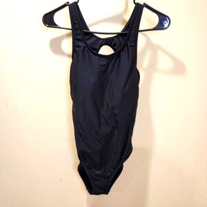 ECO BEACH black one piece swimsuit size M